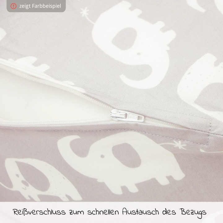 Produktbild Theraline Stillkissen "Das Komfort" mit Microperlenfüllung inkl. Bezug 180 cm (34 cm)
