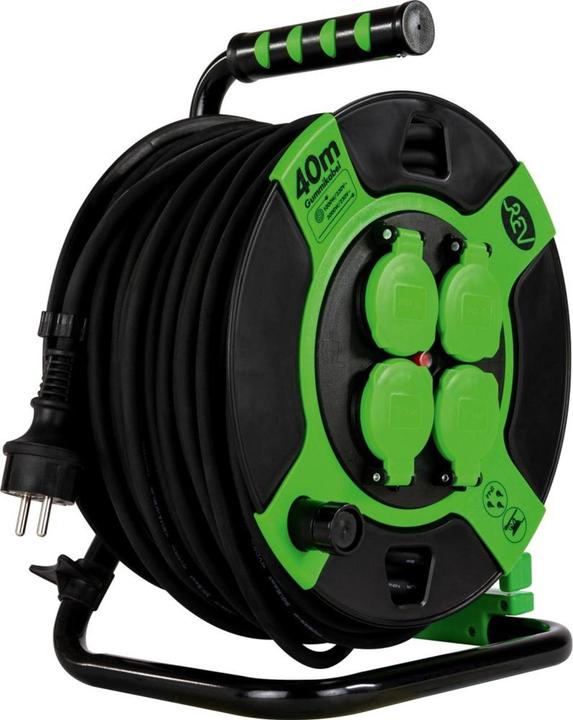 REV Cable drum plastic 40m IP 44 4-fold (40 m)