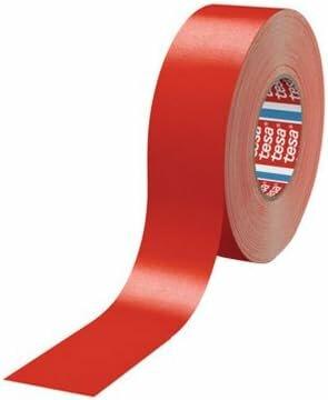 Actual product image tesa 04651-00527-00 7698155038 Premium fabric tape 50mx38mm in red, 50 m x 38 mm (38 mm)