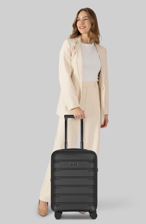 Actual product image D&N South Dakota 4 Rollen Kabinentrolley S 56 cm mit Dehnfalte (40 l)