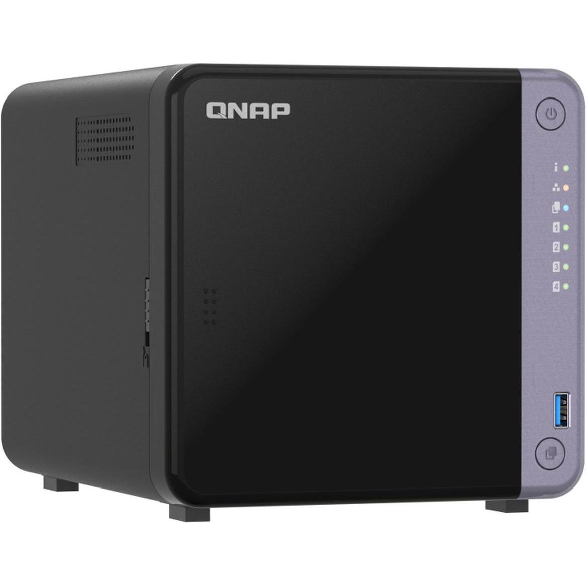 QNAP TS-432X-4G 4-BAY 3.5IN DESKTOP, NAS, Schwarz