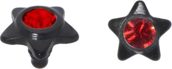 Image du produit Bijouteria Embout Dermal-Anchor (Cristallin, Revêtement PVD (noir), Titane)