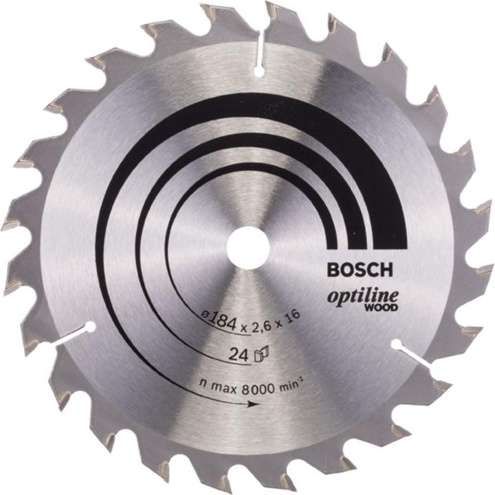 Actual product image Bosch Professional Zubehör PRO Wood circular saw blade, 184 x 2.6 x 16 mm