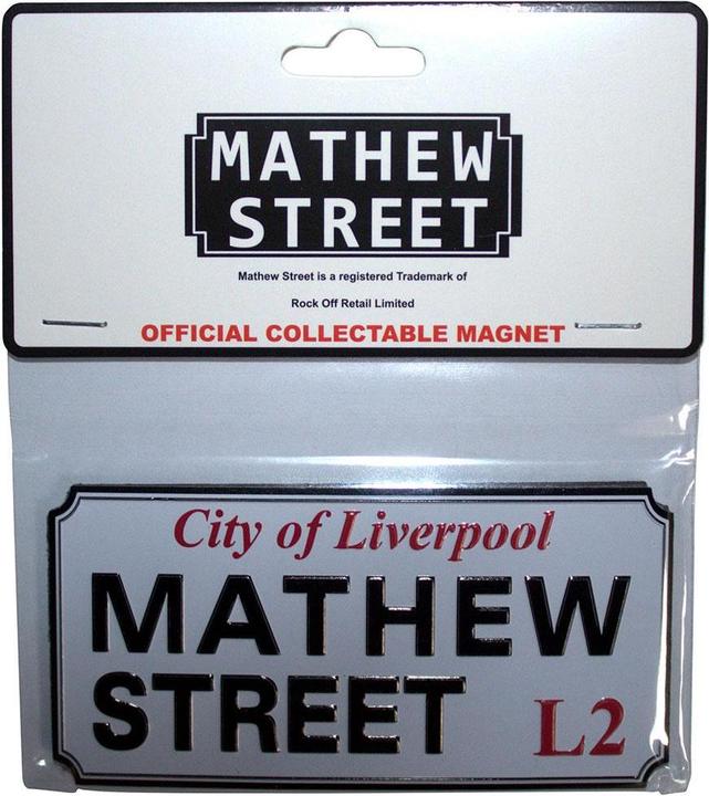 Immagine prodotto Rock Off Mathew Street Liverpool Cartello Magneti da Frigo