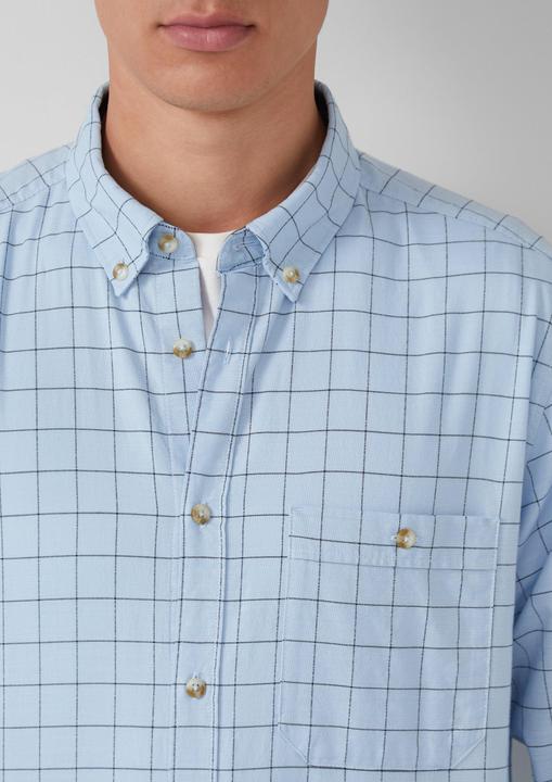 Immagine prodotto s.Oliver Hemd Regular Fit: Karo-Hemd aus Baumwolle mit Button-Down-Kragen (L, S)