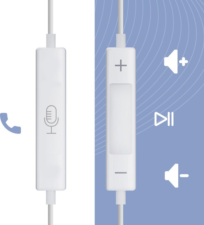 Produktbild 3MK Wired Earphones USB-C (keine Geräuschunterdrückung, Kabelgebunden)