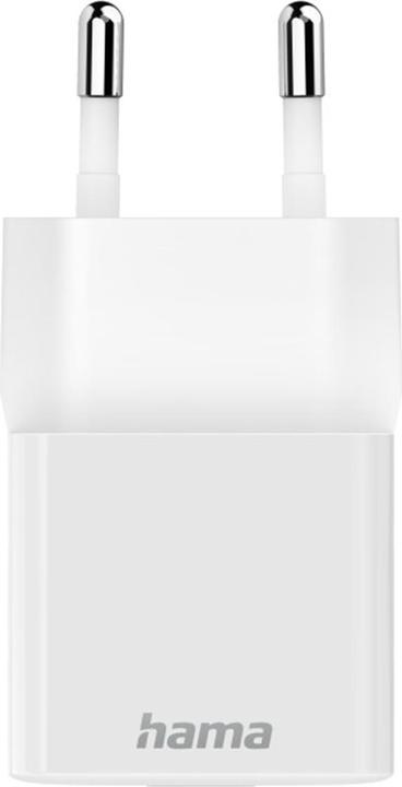 Actual product image Hama Mini Charger, Power Delivery (PD)/Qualcomm®, 20 Watt, White (20 W, 1 portion)