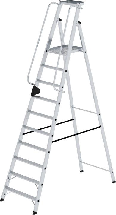 Immagine prodotto Munk Scaletta in alluminio con grande piattaforma (Scala a pioli, 190 cm)