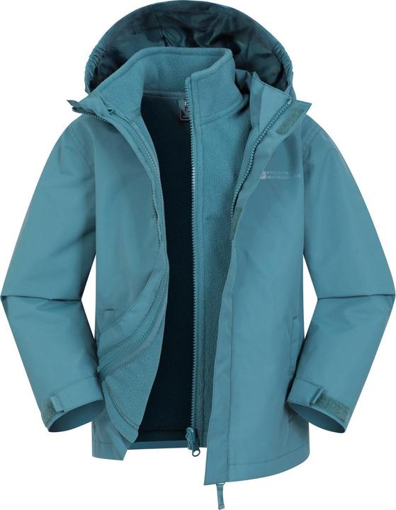 Actual product image Mountain Warehouse Childrens/Kids Fell 3 in 1 Water Resistant Jacket (140)