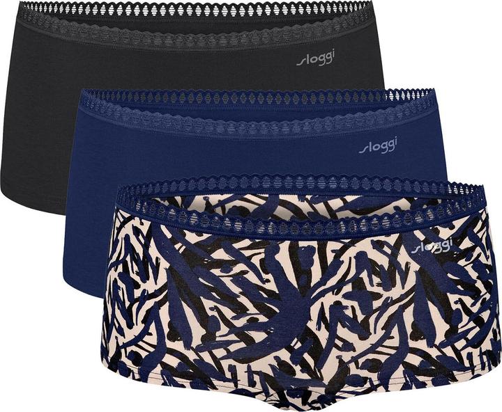 Produktbild Sloggi 3er Pack GO Crush Short Slip (L, 3er Pack)