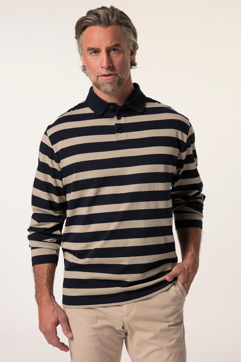 Actual product image Boston Park Poloshirt, Langarm, Ringel, bis 84/86 (60)