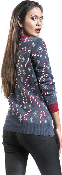 Image du produit Ugly Christmas Sweater Cat Wrapped In Lights (XXL)