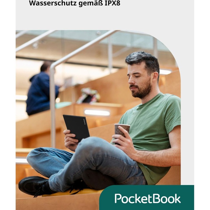 Actual product image PocketBook InkPad Color 3 (7.80", 32 GB, Stormy Sea)