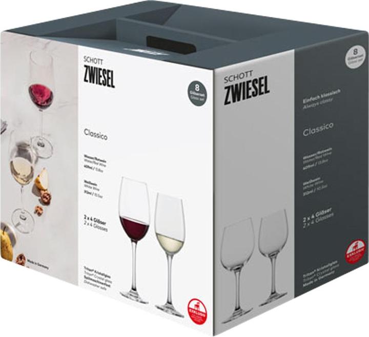 Actual product image Schott Zwiesel Classico (8 Glasses, Wine glasses set)