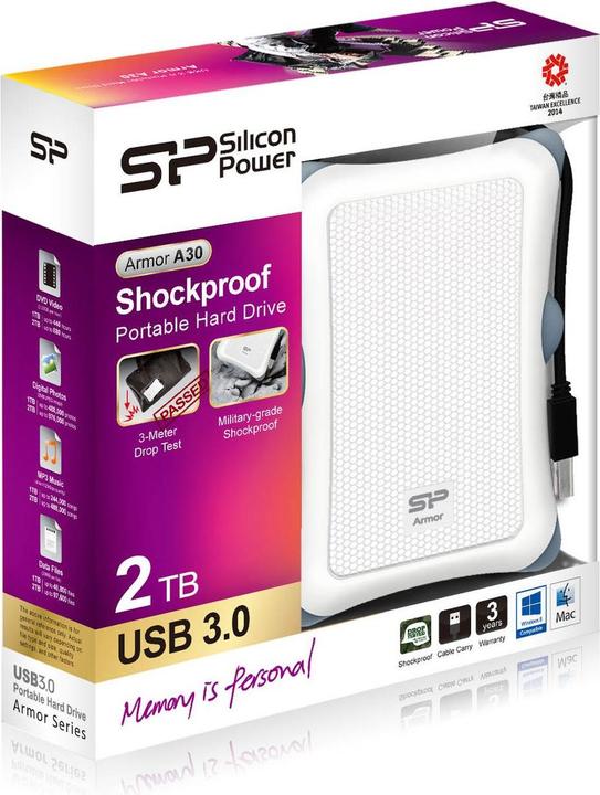 Produktbild Silicon Power Armor USB 3.1 Gen1 (2 TB)