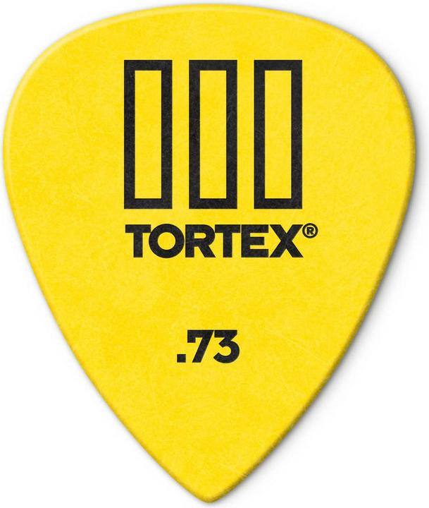 Image du produit Dunlop Tortex TIII Jaune - 0.73 (72 x, 0.73 mm)