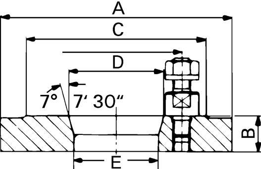 Produktbild Röhm Kurzkegelflansch. Aussen-Ø 200. Kurzkegel 6. ISO 702-3