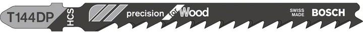 Immagine prodotto Bosch Professional Zubehör Lama per seghetto alternativo PRO Wood precise T144DP, 100 mm, 5 pezzi.