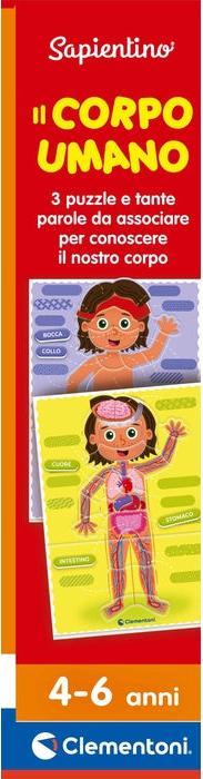 Immagine prodotto Clementoni Sapientino Montessori 4 anni, gioco educativo per conoscere il corpo umano dei bambini, An