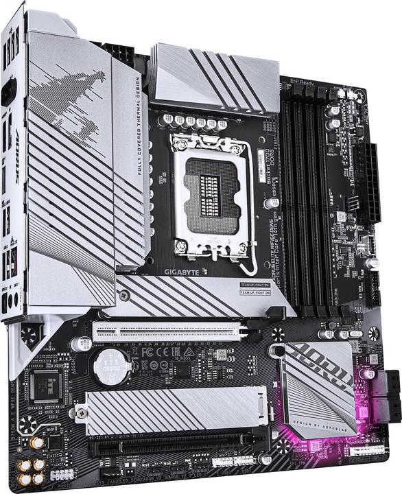 Actual product image Gigabyte AORUS B760M ELITE WIFI6E GEN5, Intel B760, LGA1700, 4xDDR5, mATX (LGA 1700, Intel B760, mATX)