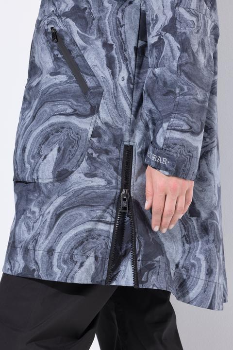 Produktbild Ulla Popken Regenmantel, wasserdicht, A-Linie, Seiten-Zipper, Kapuze (58)