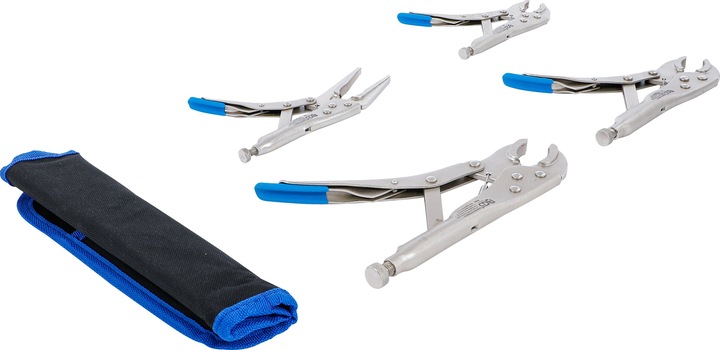 Actual product image BGS Locking Grip Pliers Set 4 pcs.