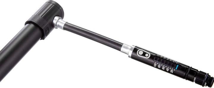 Actual product image Crankbrothers Klic HP CO2 pump incl. frame holder analogue pressure gauge