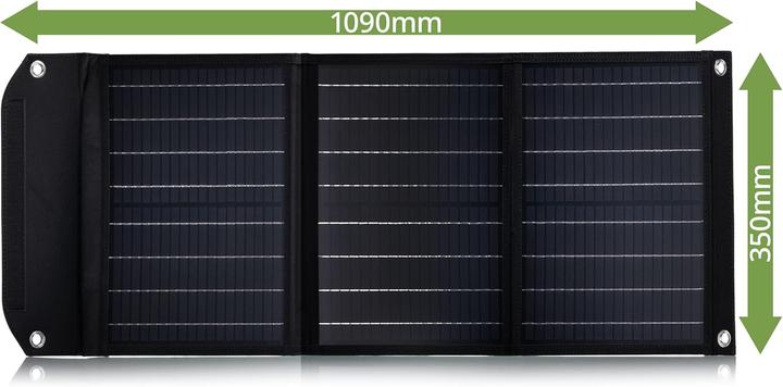 Actual product image Bresser Mobiel Zonnepaneel â€“ 40W â€“ Voor o.a. Smartphone & Tablets â€“ 3x USB (40 W, 1.80 kg)