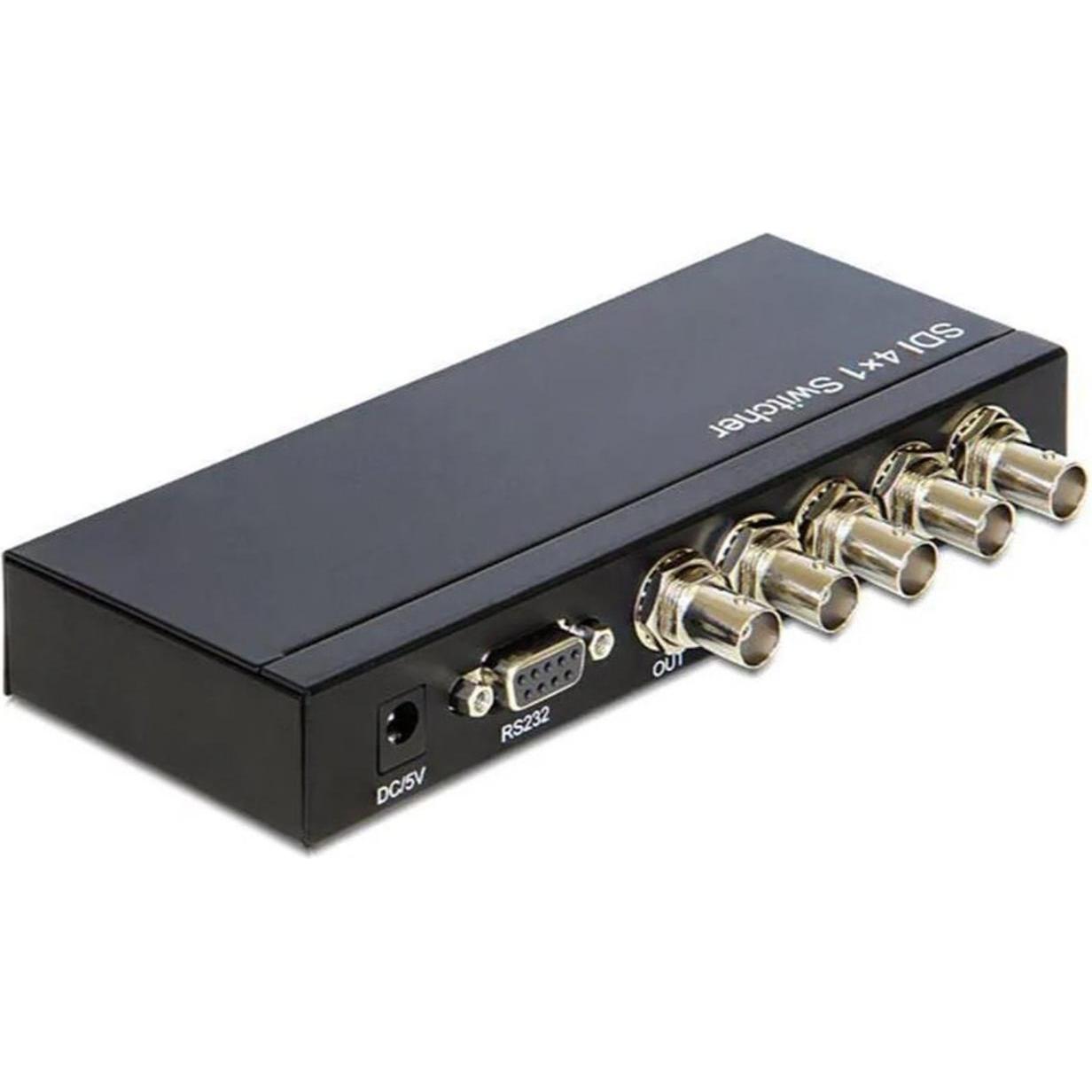 Delock 4 Port 3GI-SDI Switch, Switch Box