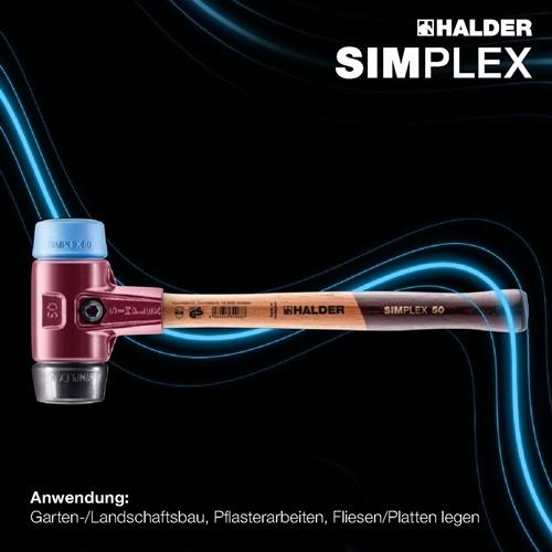 Produktbild Halder SIMPLEX-Schonhammer 60 TPE-soft/GUMMIK. TE SIMPL (1480 g)