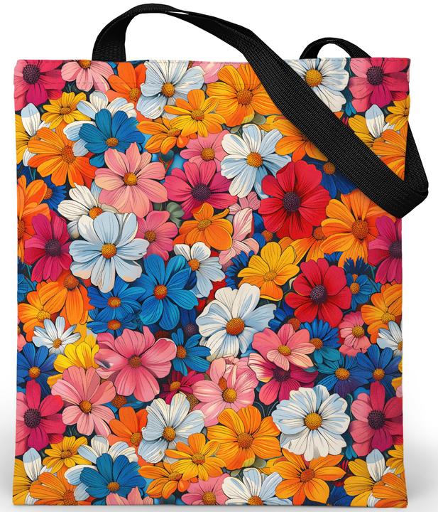 Produktbild Only-Bags.Store Ästhetische Tragetasche mit Reissverschluss - Bedruckter Jutebeutel