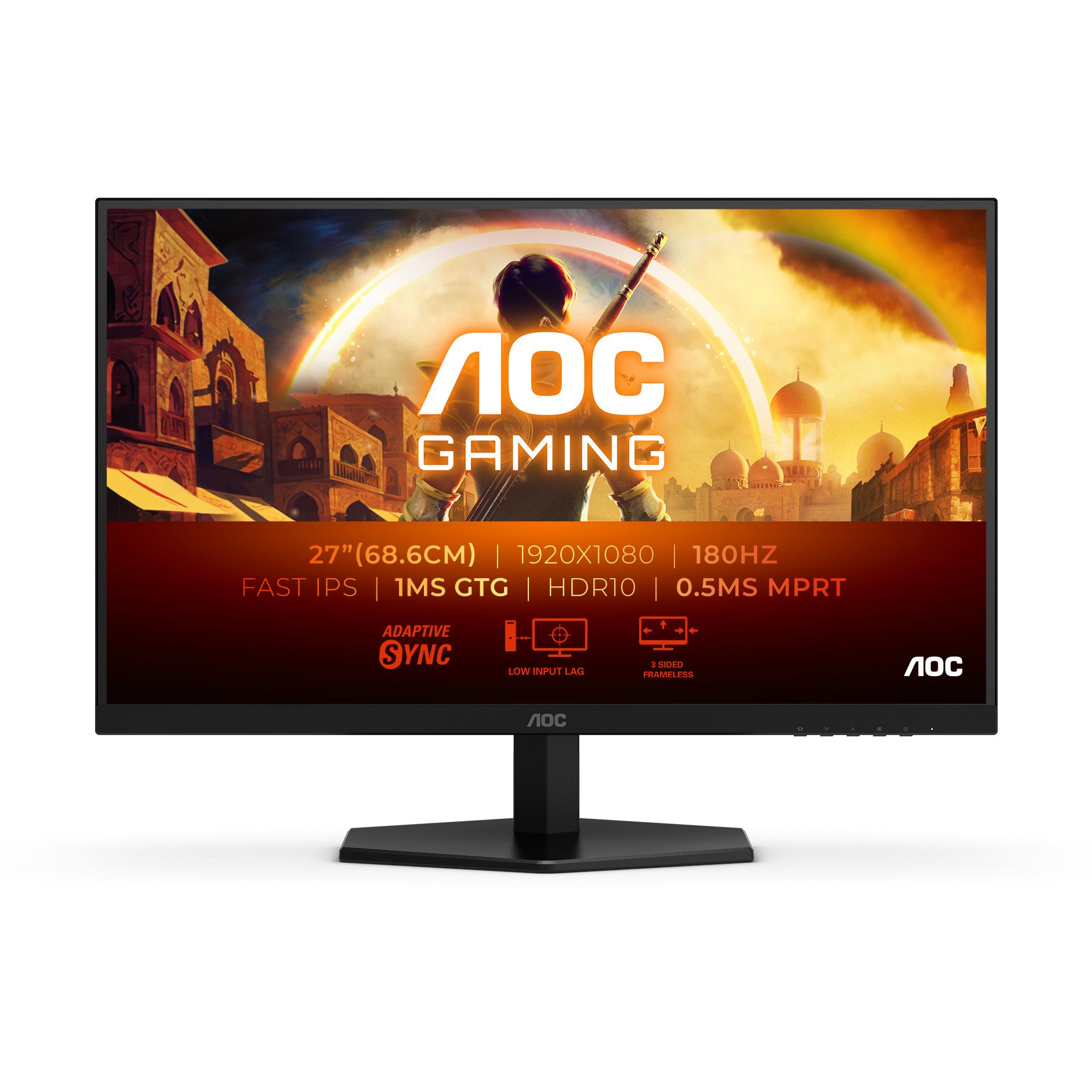 AOC 27G42E (1920 x 1080 Pixel, 27"), Monitor, Schwarz