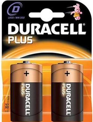 Actual product image Duracell Plus (2 pcs., D, 15000 mAh)