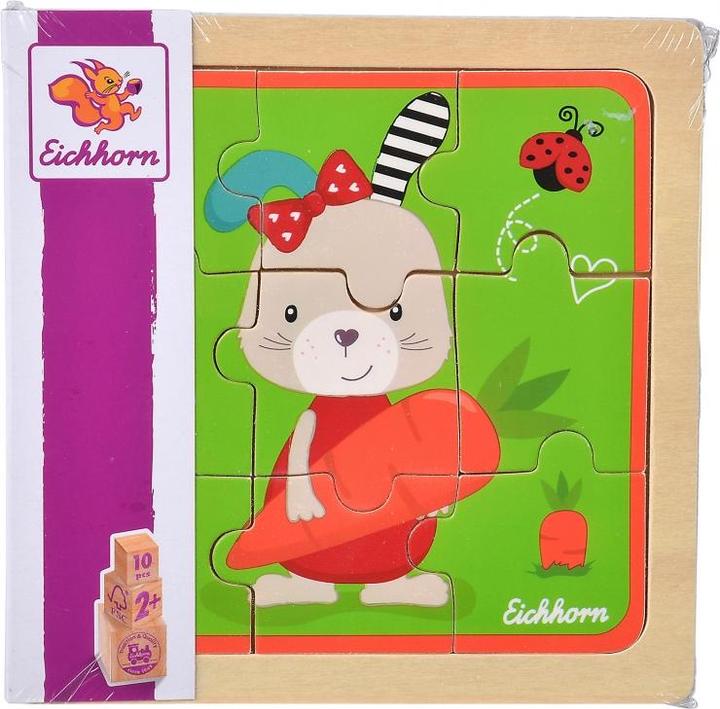 Eichhorn EH Einlegepuzzle Friends, 6-sort. (9 Teile)