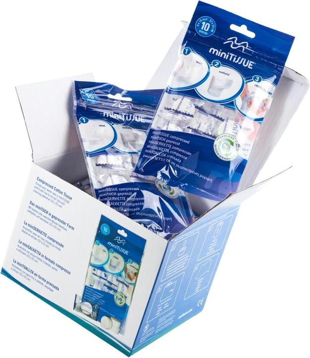 Actual product image MiniTissue Refreshing wipes 10 x 10 pieces (10 Piece)