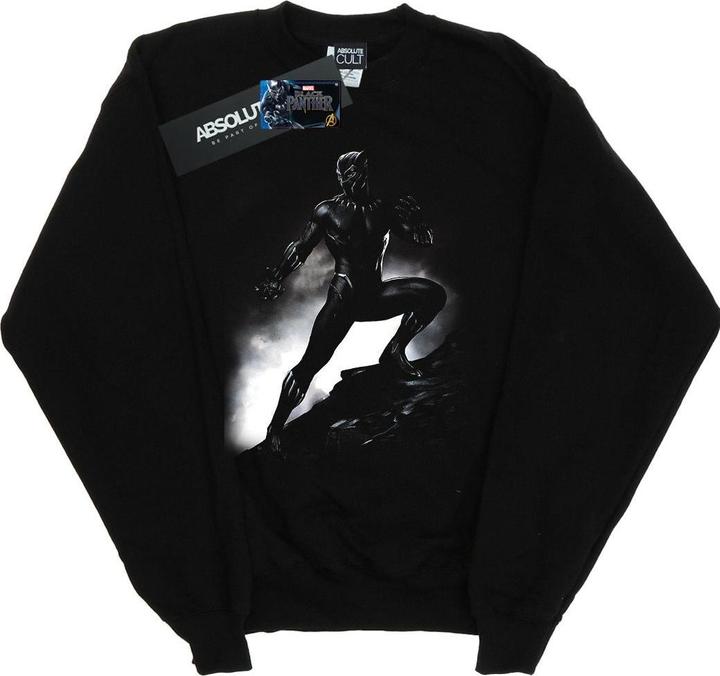 Image du produit Mens Black Panther Standing Pose Cotton Sweatshirt (L)