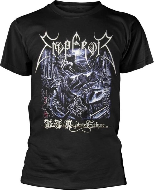 Actual product image Emperor Unisex Adult In The Nightside Eclipse Back Print T-Shirt (L)