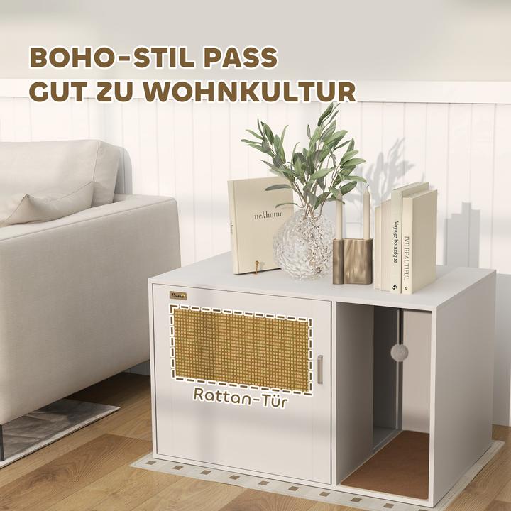 Produktbild PawHut Katzenklo Schrank (Katzenklo geschlossen)