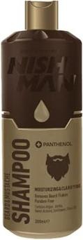 Actual product image Nishman Beard & Mustache Care Series Beard and Mustache Shampoo 200ml (200 ml, Liquid shampoo)