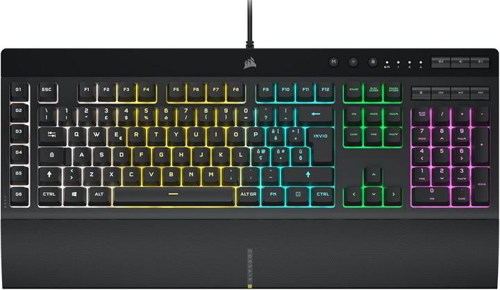 Productafbeelding Corsair K55 RGB PRO USB QWERTY-toetsenbord Zwart (IT, Bedraad)