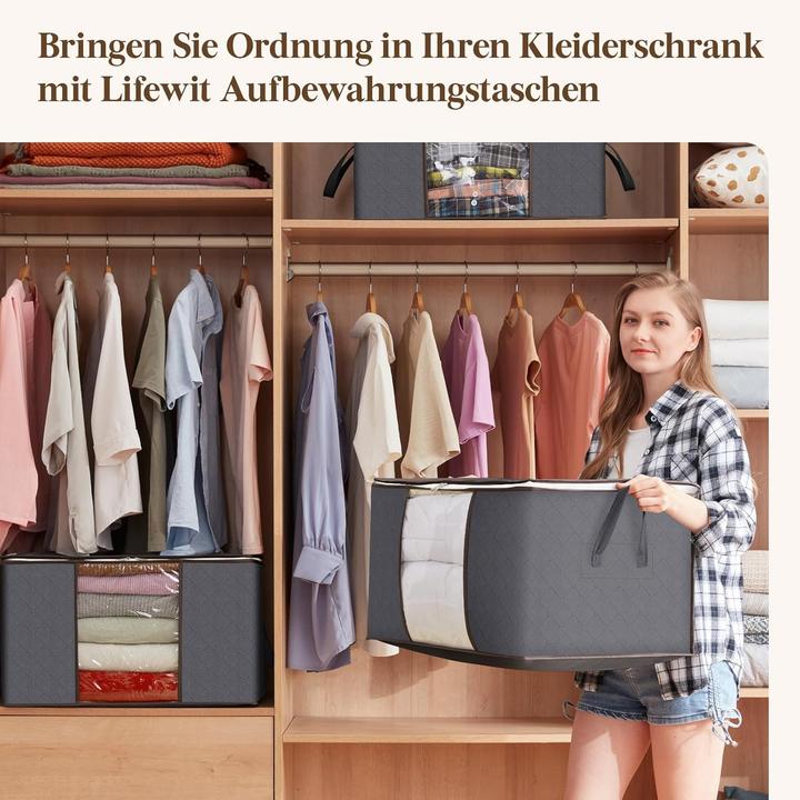 Image du produit Lifewit 6-teiliges Aufbewahrungstaschen-Set für Kleidung