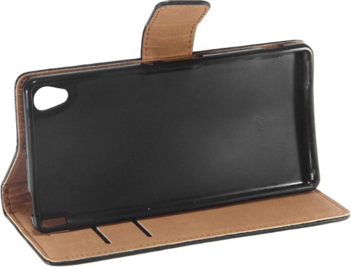 Actual product image OEM Slim Book Case Sony Xperia M4 Aqua - black 4250710564323 (Sony Xperia M4 Aqua)