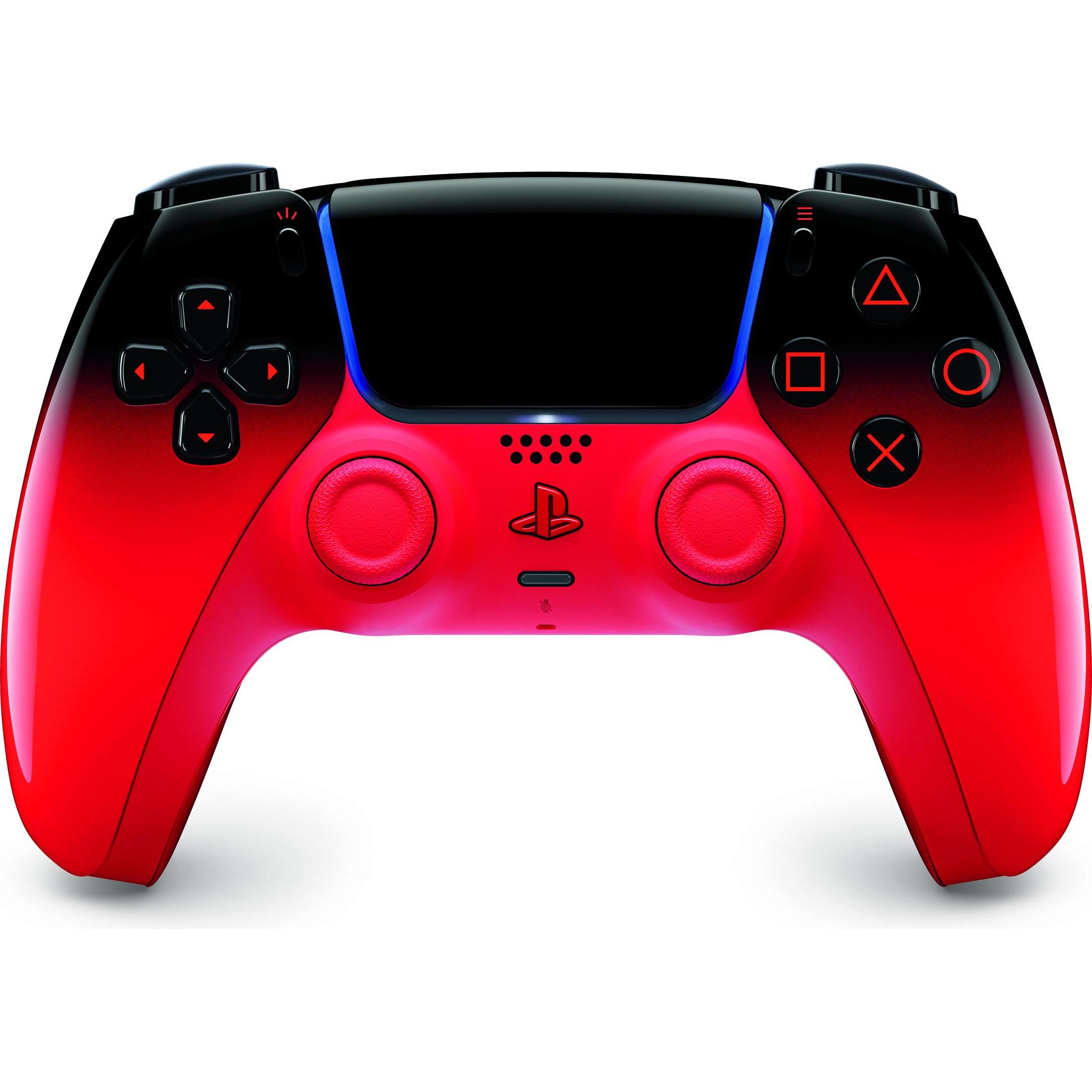 Sony DualSense (PS5), Controller gaming, Rosso, Multicolore, Nero