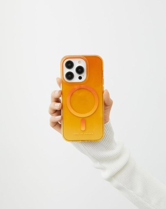 Actual product image iDeal Of Sweden Magsafe Designer Hard-Cover Orange Spritz clear (Apple iPhone 14 Pro)
