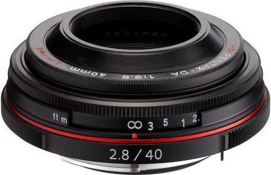 Produktbild Pentax HD DA 40mm / f 2.8 schwarz (Pentax K, APS-C / DX, Vollformat)