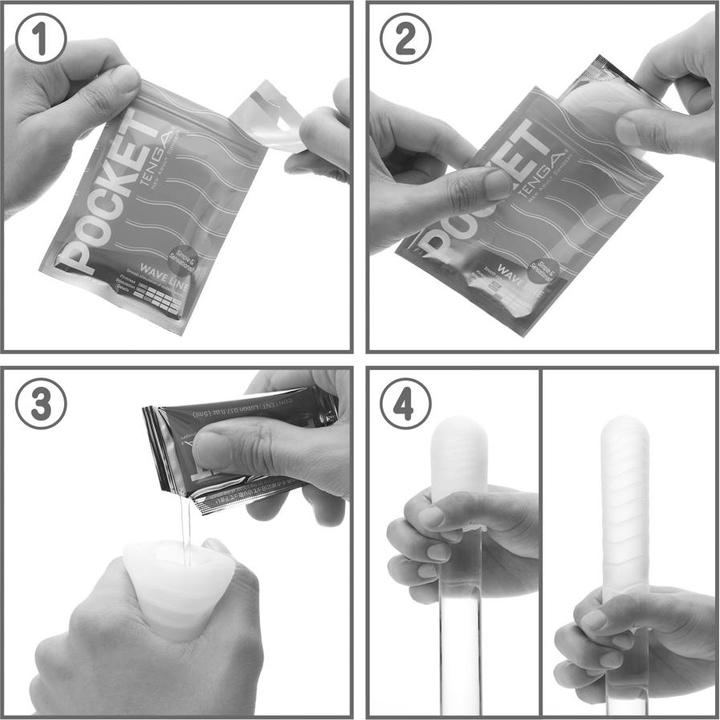 Actual product image Tenga Wave Line