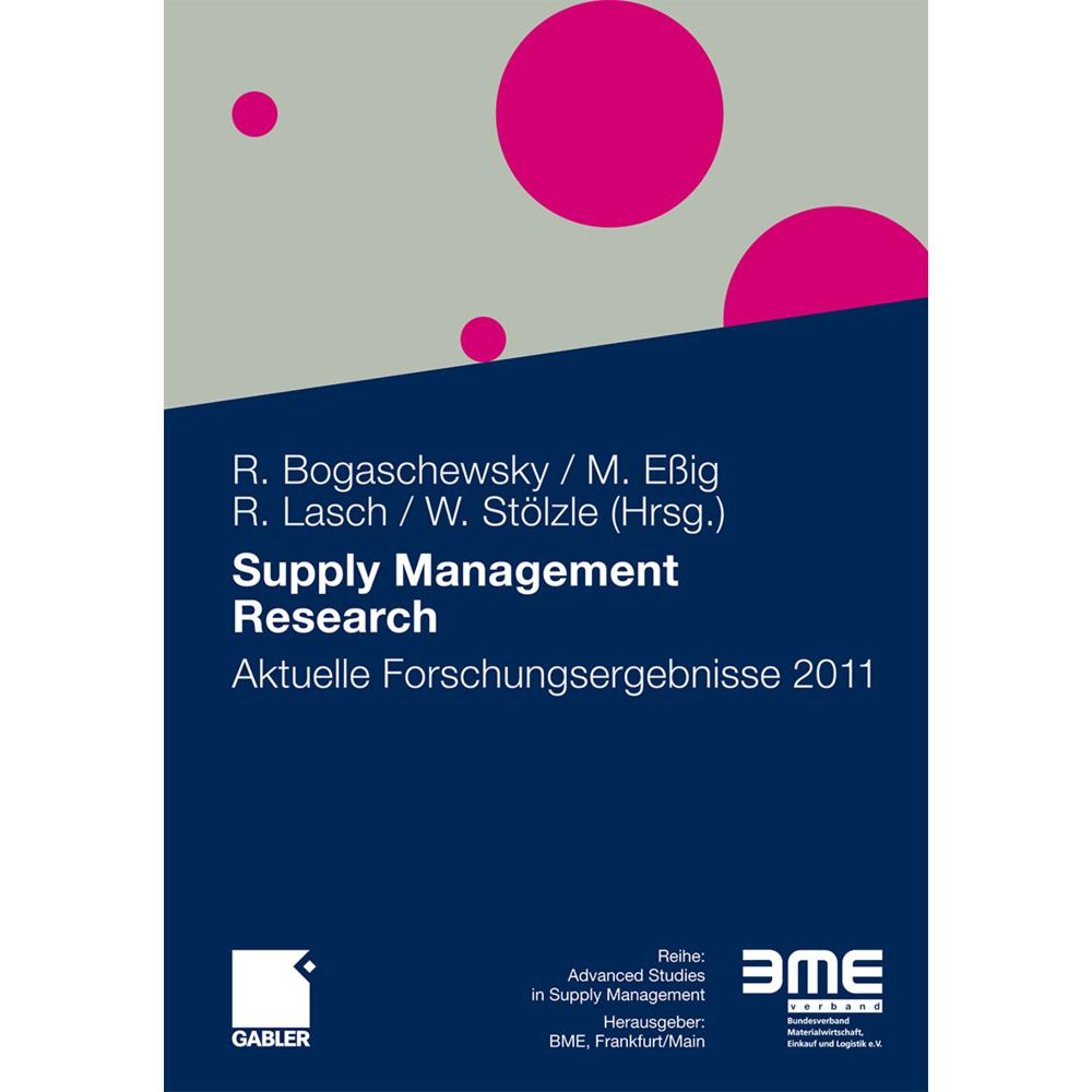 Thumbnail - Supply Management Research, Fachbücher von Wolfgang Stölzle, Ronald Bogaschewsky, Michael Essig, Rainer Lasch