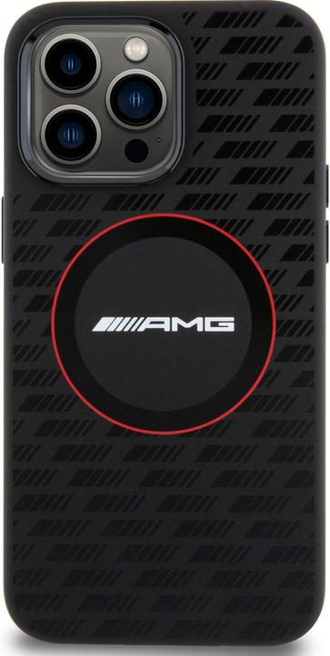 Image du produit Mercedes AMG AMHMP15L23SMRK iPhone 15 Pro 6.1" czarny/black hardcase Silicone Carbon Pattern MagSafe (Apple iPhone 15 Pro)