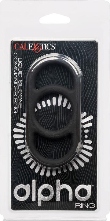 Produktbild CalExotics Alpha™ Liquid Silicone Commander Ring - Black (3.18 cm)