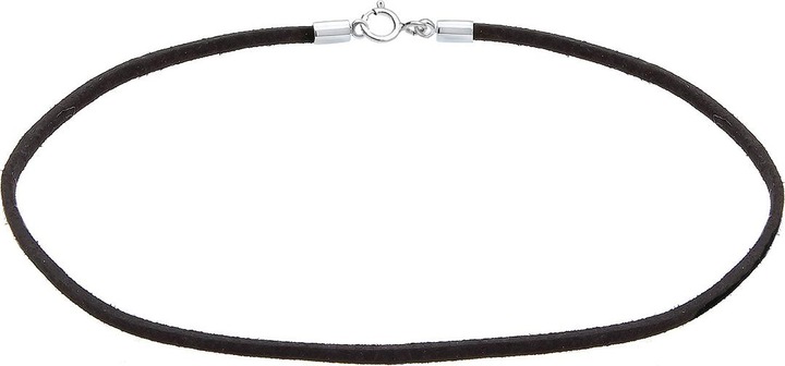 Produktbild Elli Halskette Basic Trend Blogger Choker 925 Sterling Silber (No Stein, 925er Sterling Silber, Kunstleder)